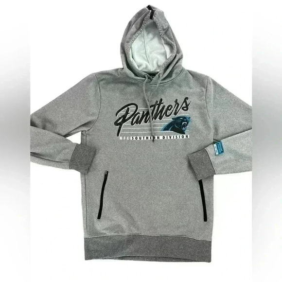 NFL Team Apparel Carolina Panthers Hoodie Sweatshirt Size Small - Picture 6 of 6